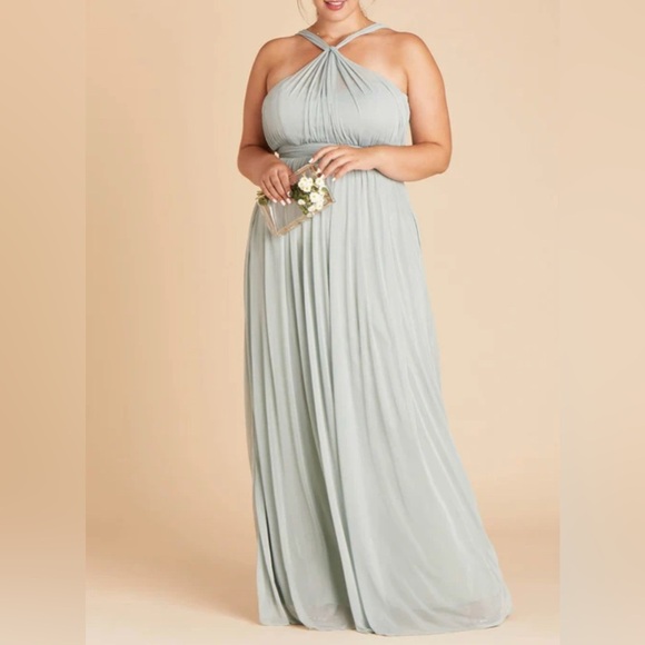Birdy Grey | Dresses | Birdy Grey High Neck Halter Bridesmaid Dress ...